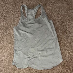 lululemon athletica Light Gray Tank Top